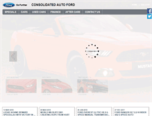 Tablet Screenshot of consolidatedauto.co.za